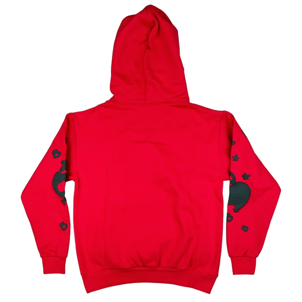 Sp5der Beluga Pullover Hoodie Red | Spider Worldwide - Picture 2 of 6